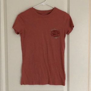 Orange brick colored Aeropostale shirt. Size small